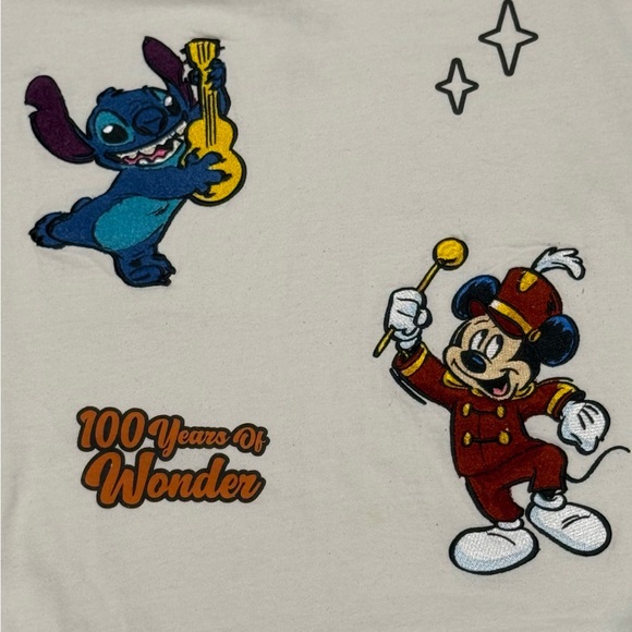 ✨ Disney 100 Years of Wonder Embroidered Sweatshirt (Size XL) ✨ - Picture 3 of 7